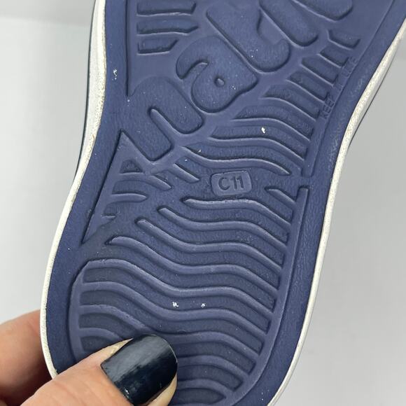 Native Jefferson Shoes Girls Boys Size 11 Blue Slip on - Picture 7 of 8